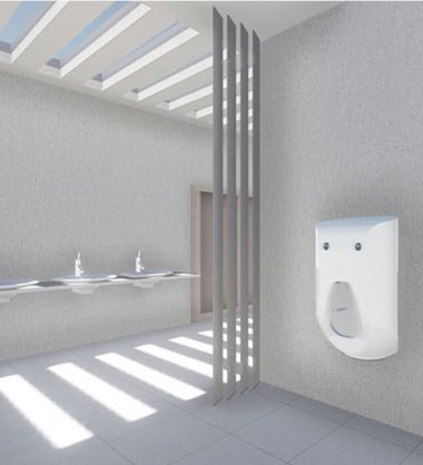 华杰小便厕所直接将厕所分成大便厕所和小便厕所，从源头对粪污实施固液分离，节能减排，便于对尿液的综合利用。